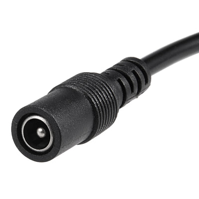 Harfington Uxcell 15cm 12V Plastic Female DC Power Pigtail Cable Connector 22AWG for CCTV Security Camera 2.1 x 5.5mm