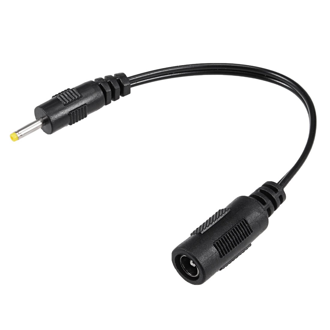 uxcell Uxcell 17cm Plastic 2.5x0.7mm Male to 5.5x2.1mm Female DC Power Extension Cable Connector for CCTV Security Camera