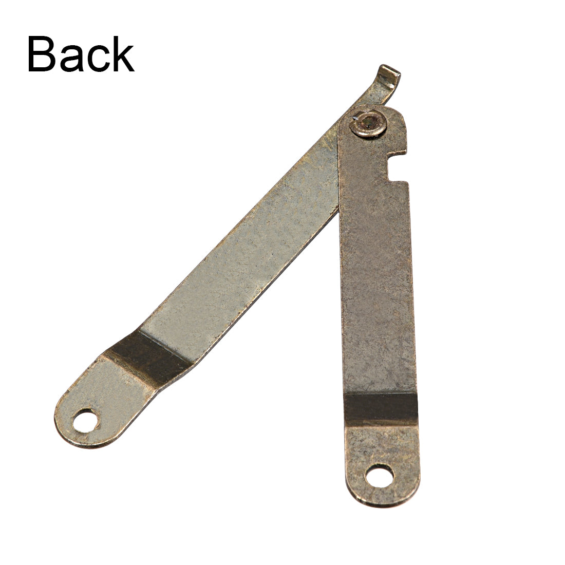 uxcell Uxcell Folding Support Hinge Furniture Decorative Box Lid Hinges Bronze Tone 83mmx11mm 5 Pcs