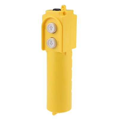 uxcell Uxcell Hoist Crane Pendant Control Station Push Button Switch Up Down 2 Ways Yellow
