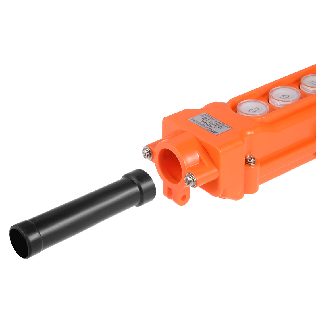 uxcell Uxcell Hoist Crane Pendant Control Station Push Button Switch Up Down Left Right 4 Ways Orange