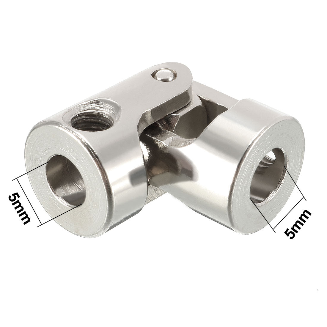 uxcell Uxcell 5mm to 5mm Inner Dia Rotatable Universal Steering Shaft U Joint Coupler L23XD11