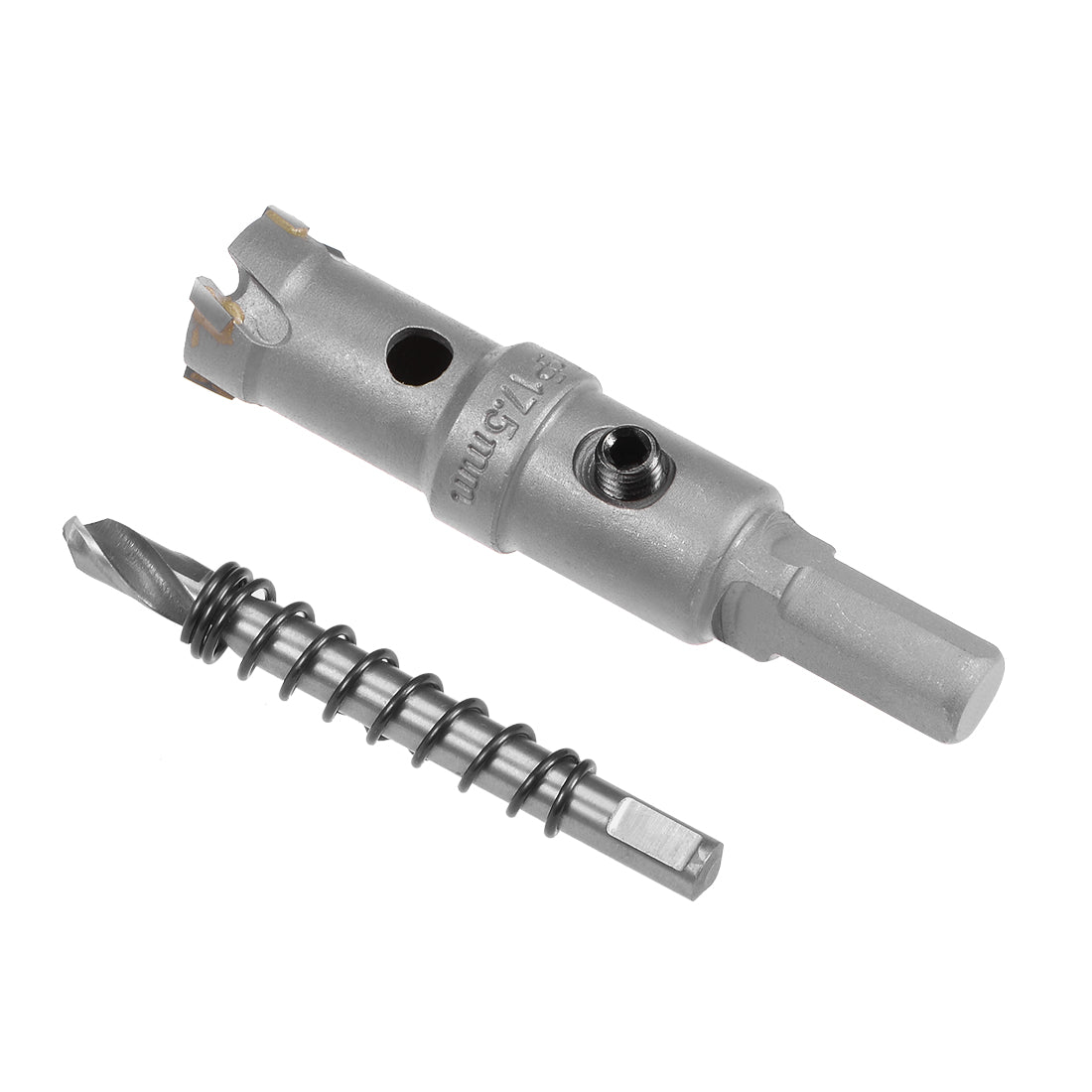 Uxcell Uxcell Carbide Hole Saw Cutter Drill Bits for Stainless Steel Alloy Metal, 24mm