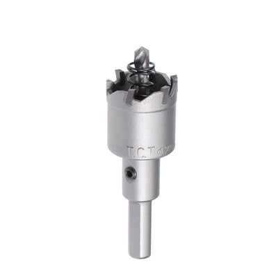 Harfington Uxcell Carbide Hole Saw Cutter Drill Bit for Stainless Steel Gray