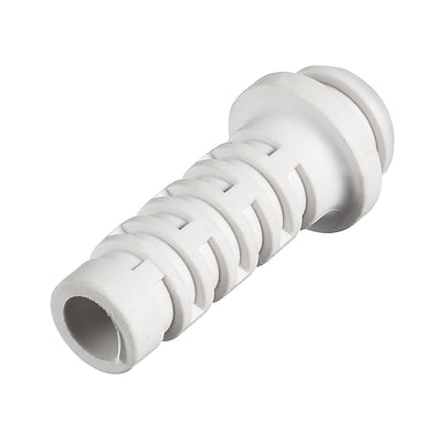 Harfington Uxcell 25pcs 5mm Inner Dia PVC Strain Relief Cord Boot Protector Power Tool Hose White