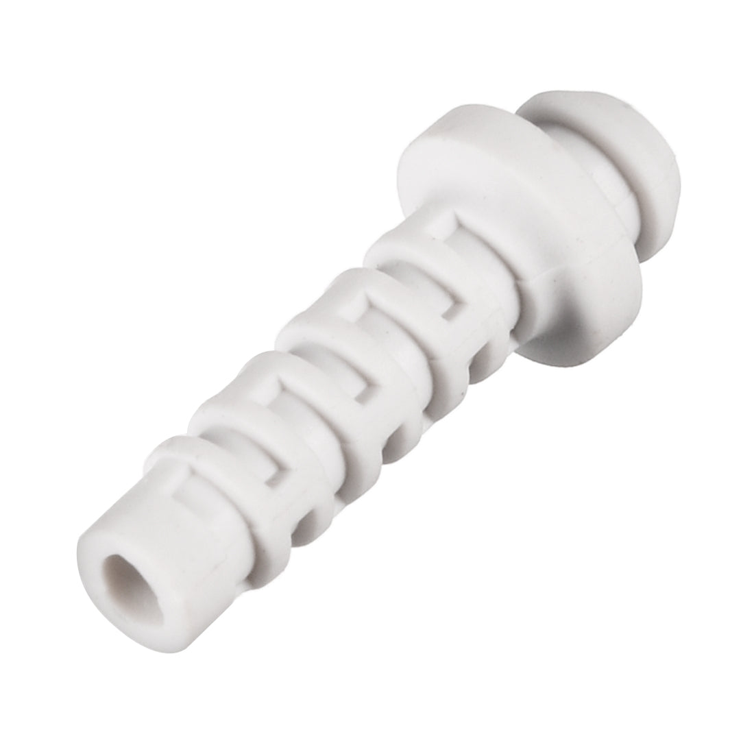 uxcell Uxcell 10pcs 3mm Inner Dia PVC Strain Relief Cord Boot Protector Power Tool Hose White