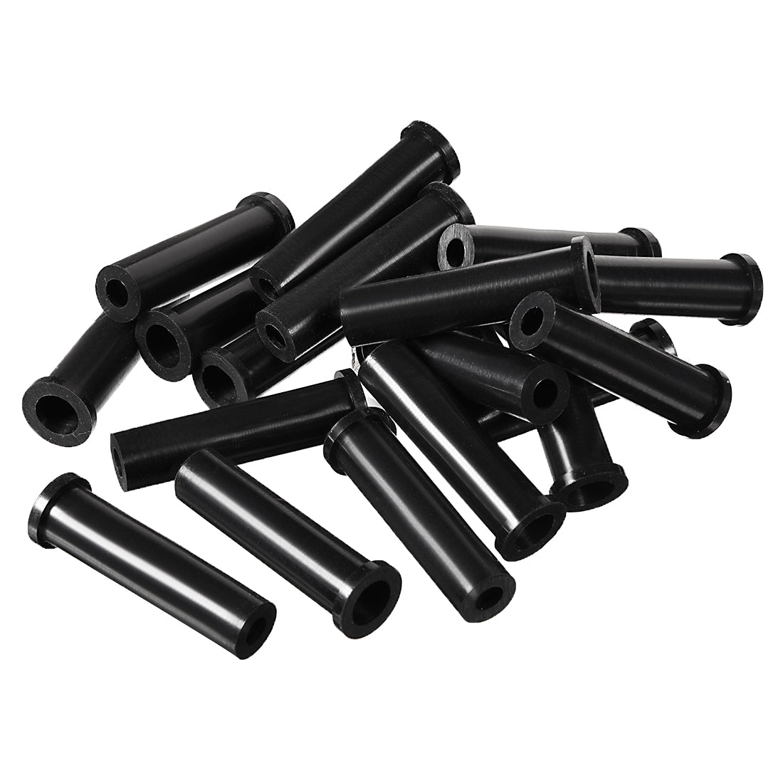 uxcell Uxcell 20pcs 9-5.5mm PVC Strain Relief Cord Boot Protector Cable Sleeve Hose 50mm for Aviation Power Tool