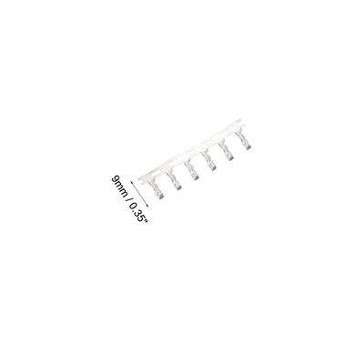 Harfington Uxcell 90pcs Silver Tone Metal PH2.0 Female Pin Terminal Connector for Jumper Wire