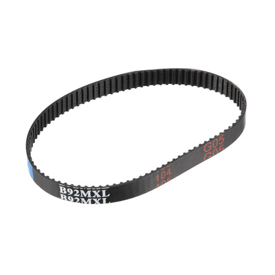 Harfington Uxcell 73MXL Rubber Timing Belt Synchronous Closed Loop Timing Belt Pulleys 6mm Width