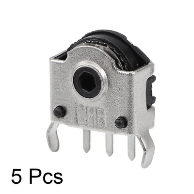 Harfington Uxcell 5 Pcs 5mm Encoder Switch Mouse Encoder Scroll Wheel Repair Part Switch
