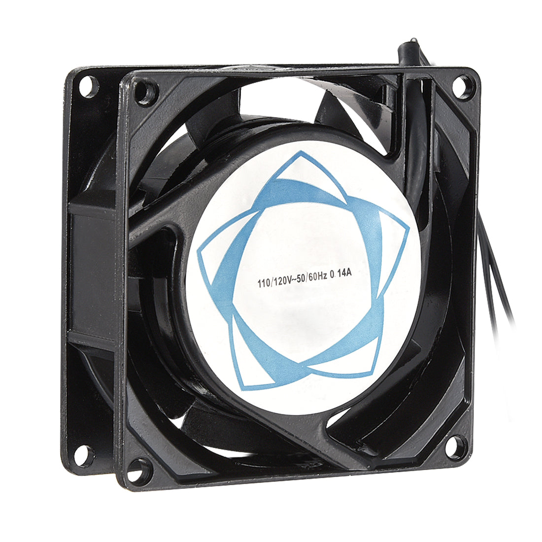 uxcell Uxcell Cooling Fan 80mm x 80mm x 25mm SF8025 AC 110V/120V 0.1A Long Life Sleeve Bearings