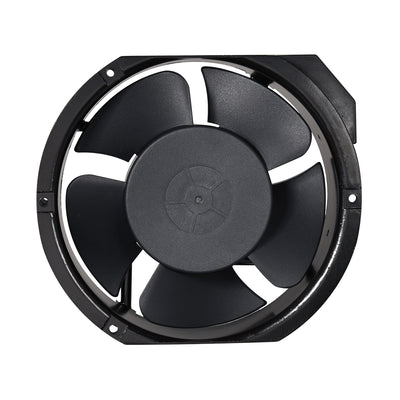 Harfington Uxcell Cooling Fan 170mm x 150mm x 51mm FP-108EX-S1-B AC 220-240V 0.22A Dual Ball Bearings