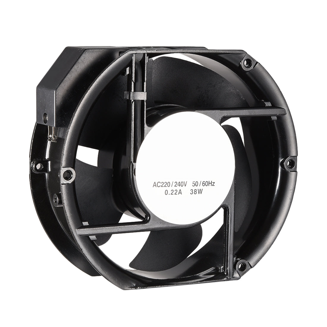 uxcell Uxcell Cooling Fan 172mm x 150mm x 51mm FP-108EX-S1-S AC 220/240V 0.22A Long Life Sleeve Bearings