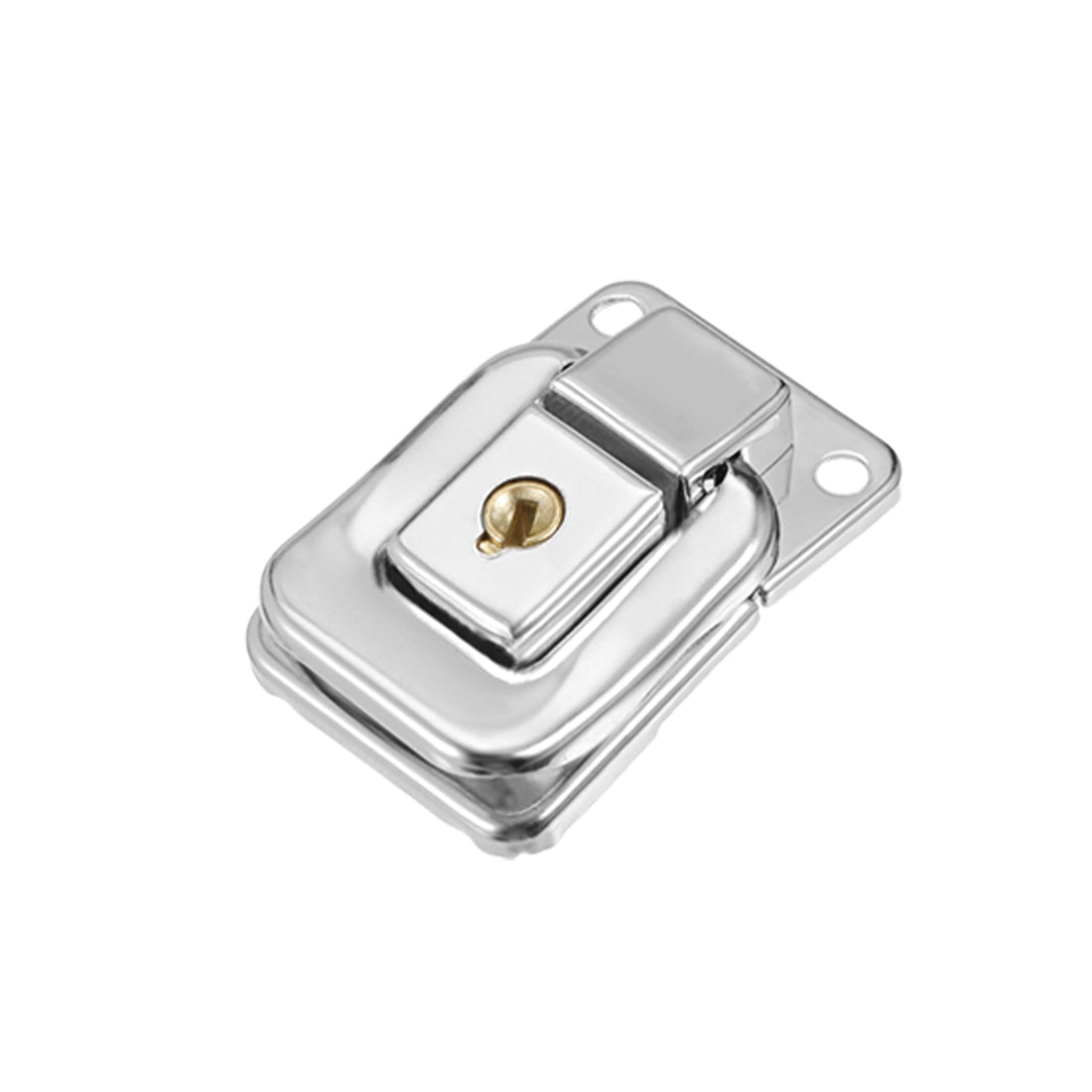 uxcell Uxcell 41mm x 28mm Metal Small Size Suitcase Hasp Catch Latch with Keys and Screws