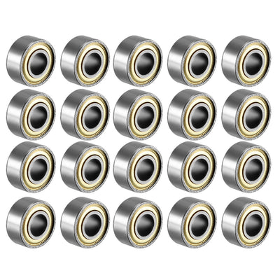 uxcell Uxcell Deep Groove Ball Bearing 684ZZ Double Shield, 4 x 9 x 4mm Carbon Steel Bearings, 20pcs