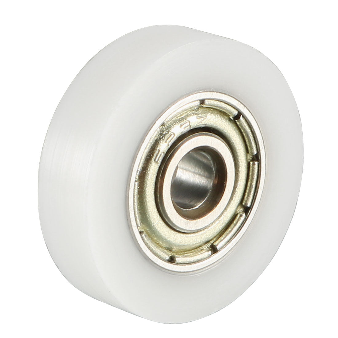 uxcell Uxcell 2pcs 3x15x4mm Roller Idler Bearing Pulley Sliding Conveyor Wheel White