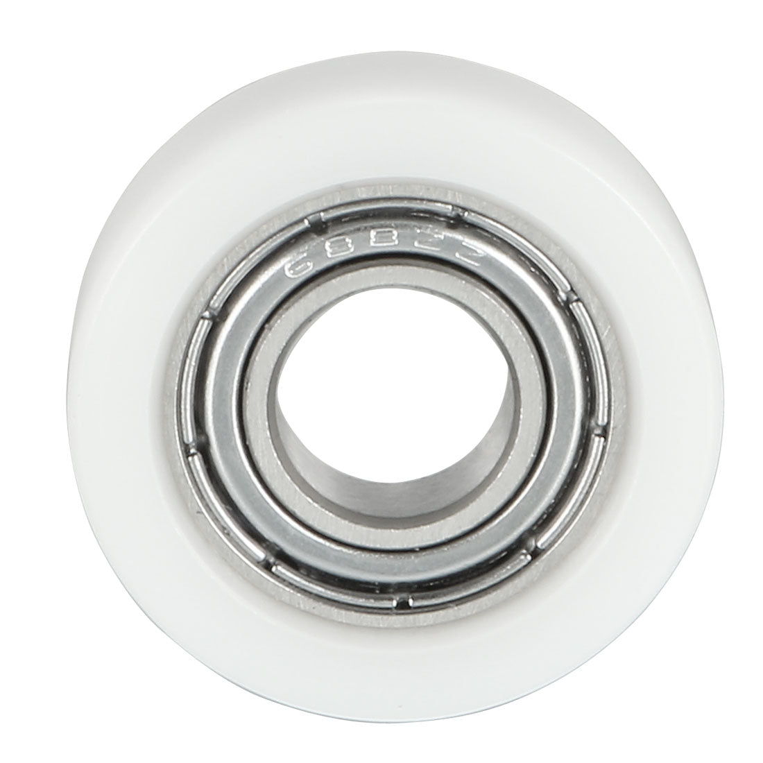 uxcell Uxcell 4pcs 8x22x7mm Roller Idler Bearing Pulley Sliding Conveyor Wheel White