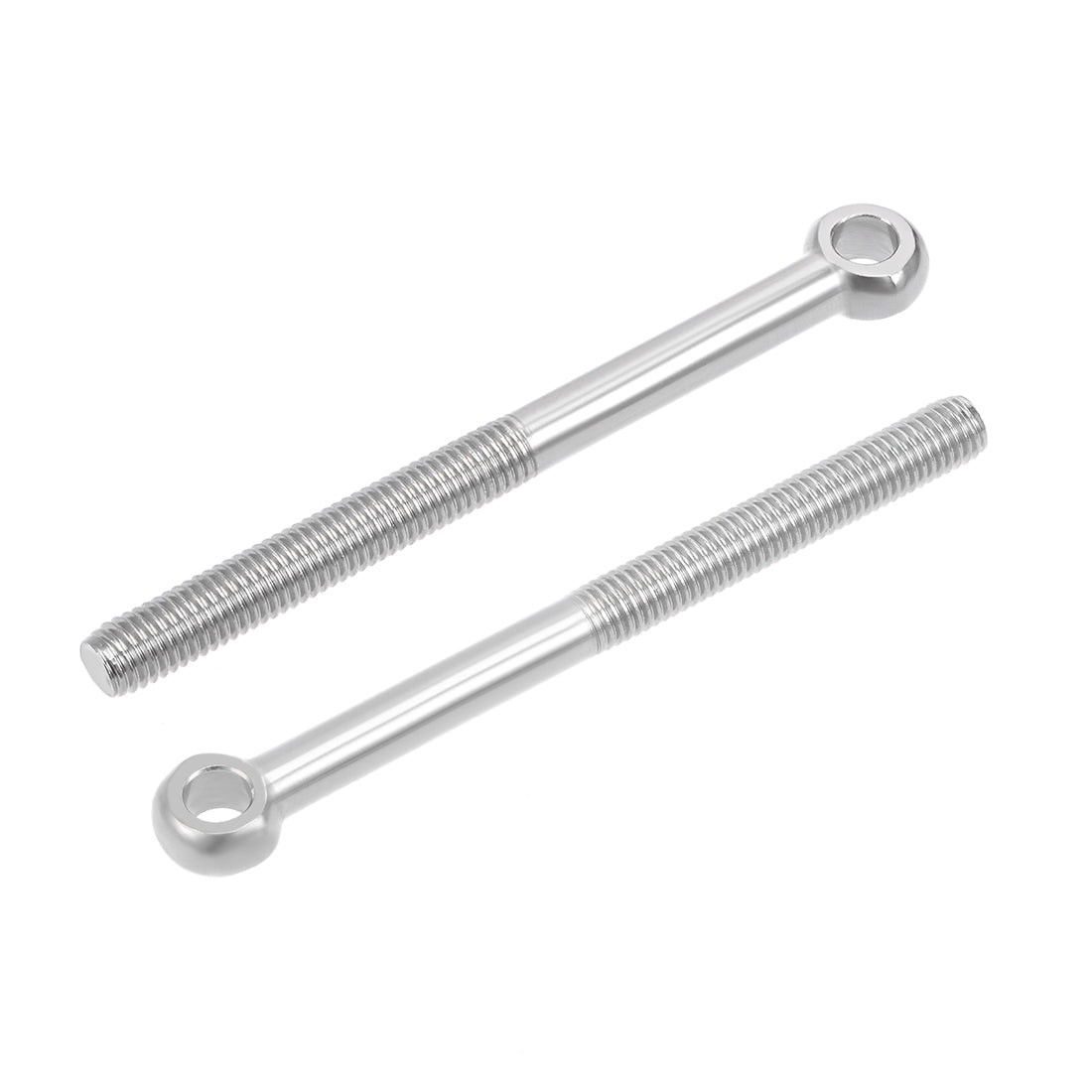 Uxcell Uxcell M12 x 140mm 304 Stainless Steel Machine Shoulder Lift Eye Bolt Rigging 5pcs