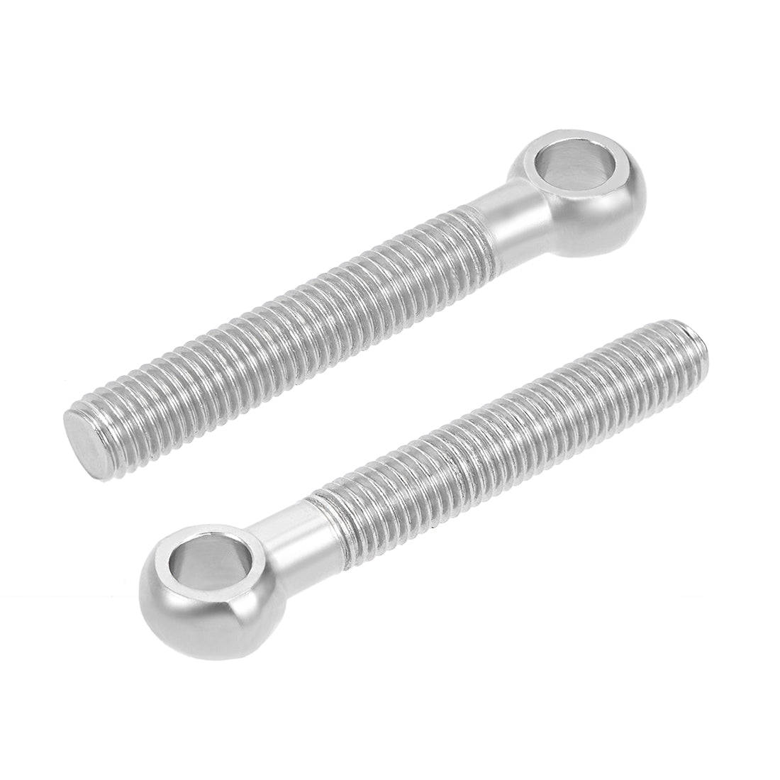 uxcell Uxcell M12 x 80mm 304 Stainless Steel Machine Shoulder Lift Eye Bolt Rigging 10pcs