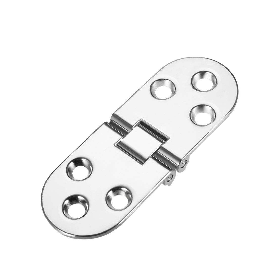 uxcell Uxcell 2 Pcs Sewing Aircraft Table Folding Flip Hinge, Zinc alloy Chrome Plating Finish
