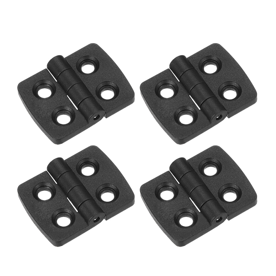 uxcell Uxcell 4pcs Cabinet Gate Closet Door 40mm Length ABS Nylon Hinge