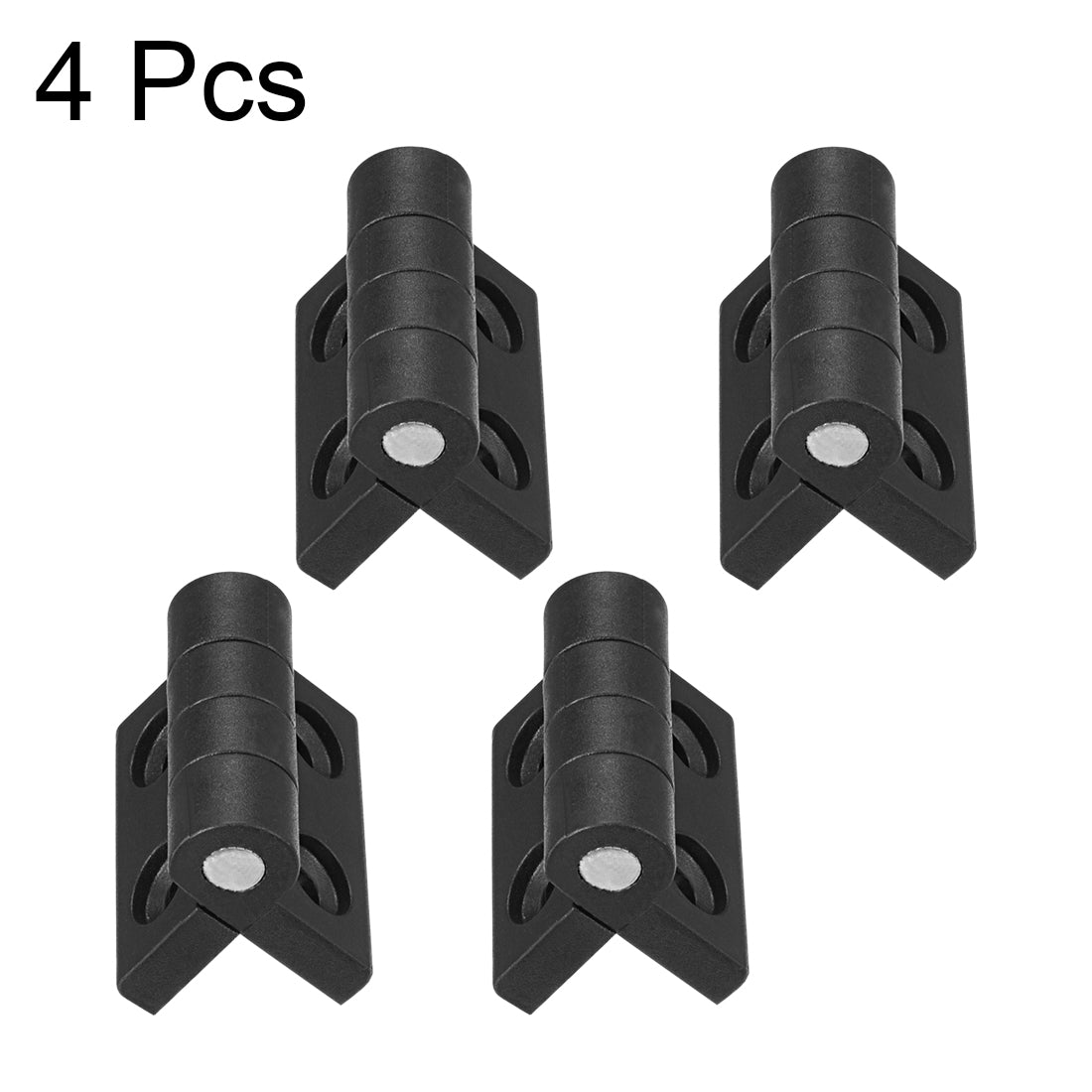 uxcell Uxcell 4pcs Cabinet Gate Closet Door 57mm Length ABS Nylon Hinge