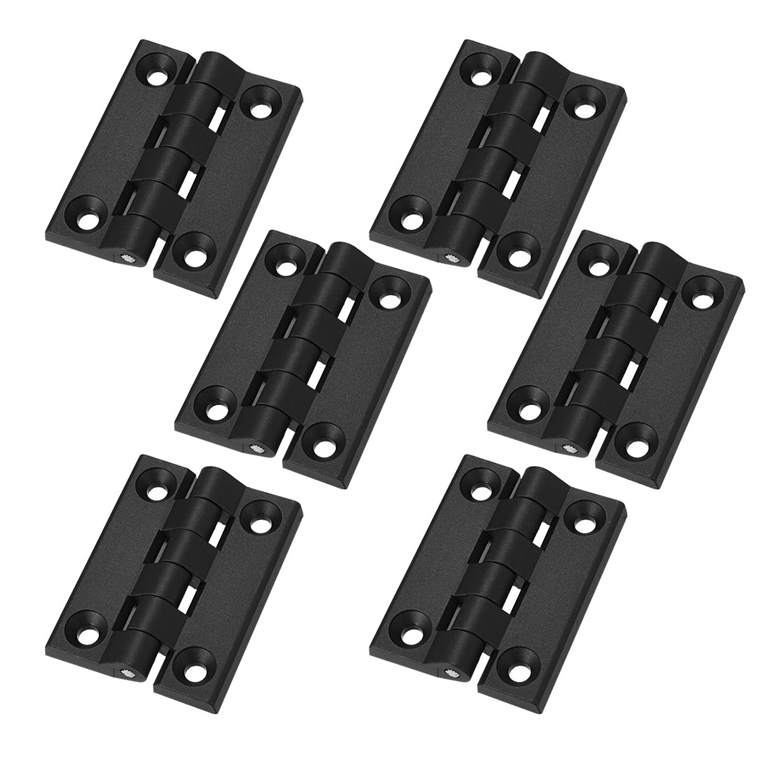 uxcell Uxcell 6pcs Cabinet Gate Closet Door 102mm Length ABS Nylon Hinge