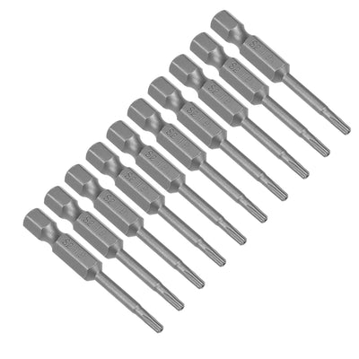 Harfington Uxcell Magnetic Torx Screwdriver Bits, Hex Shank S2 Security Tamper Proof Screw Driver Kit Tools