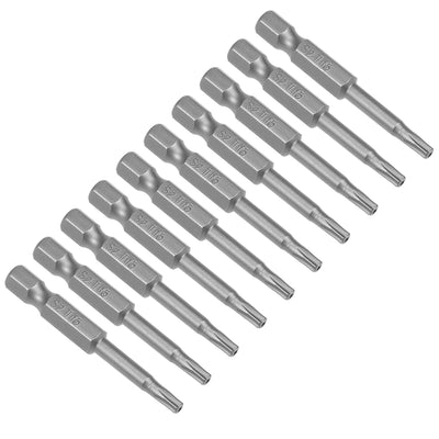 Harfington Uxcell Magnetic Torx Screwdriver Bits, Hex Shank S2 Security Tamper Proof Screw Driver Kit Tools