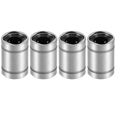 uxcell Uxcell LM5UU Linear Ball Bearings 5mm Bore 10mm OD 15mm Length for CNC 3D Printer 4pcs