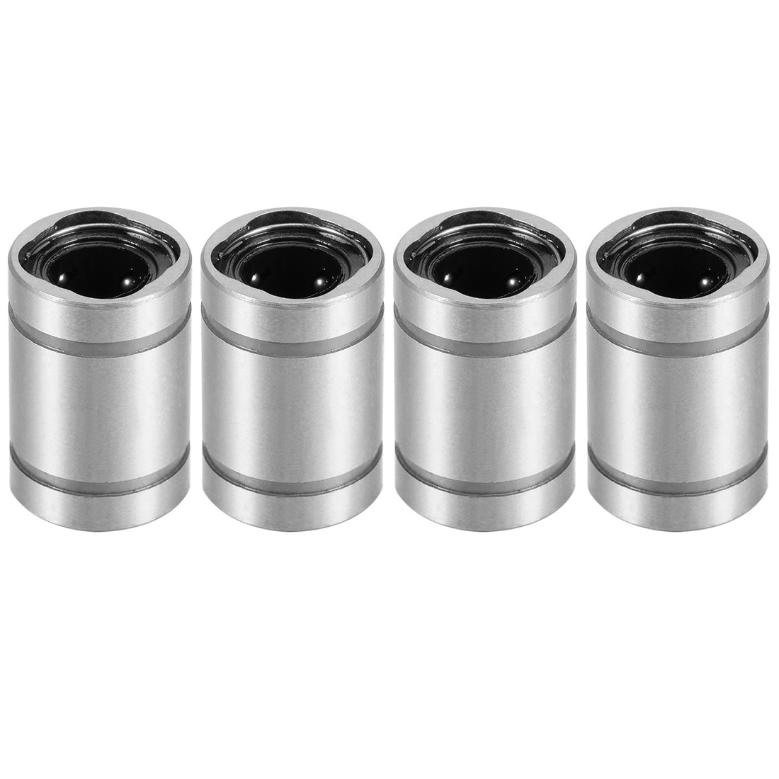 uxcell Uxcell LM5UU Linear Ball Bearings 5mm Bore 10mm OD 15mm Length for CNC 3D Printer 4pcs
