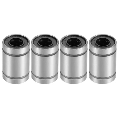 uxcell Uxcell LM6UU Linear Ball Bearings 6mm Bore 12mm OD 19mm Length for CNC 3D Printer 4pcs