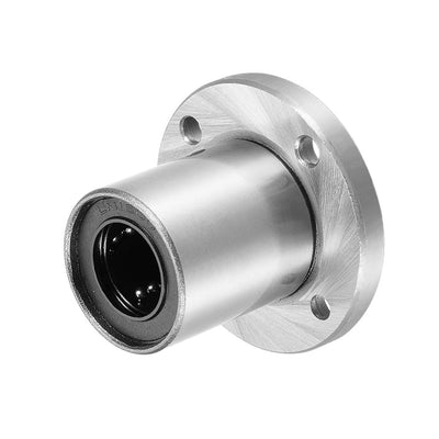 Harfington Uxcell Linear Motion Ball Bearings Round Flange Bearing