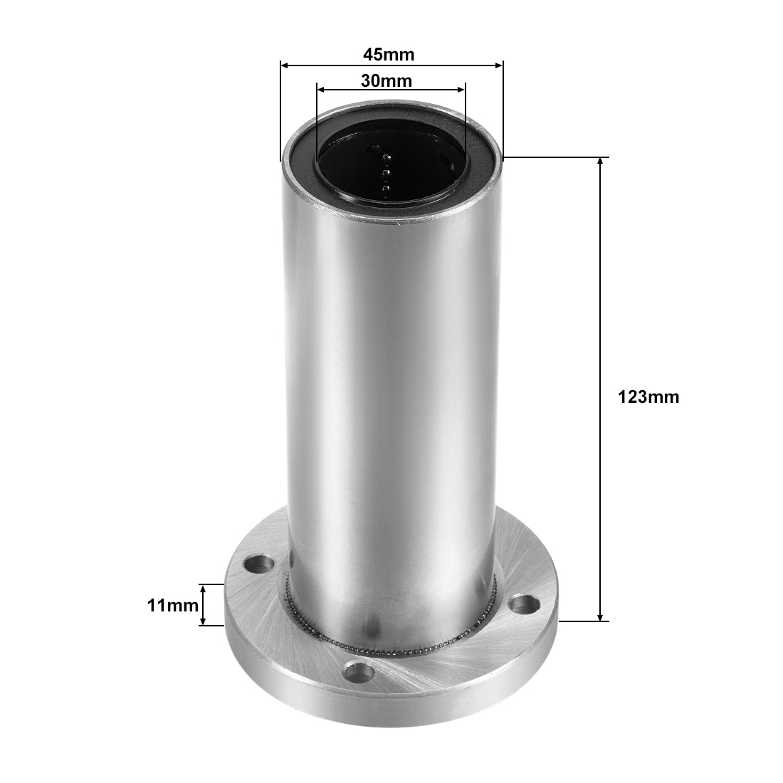 uxcell Uxcell Linear Motion Ball Bearings Extra Long Round Flange
