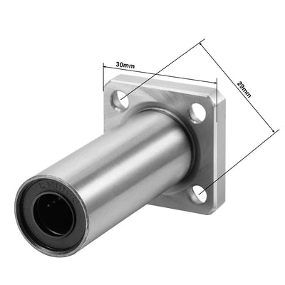 Harfington Uxcell Linear Motion Ball Bearings Extra Long Square Flange
