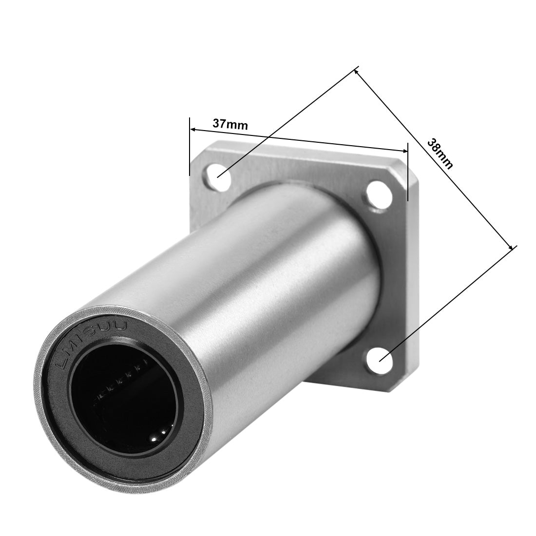 uxcell Uxcell Linear Motion Ball Bearings Extra Long Square Flange