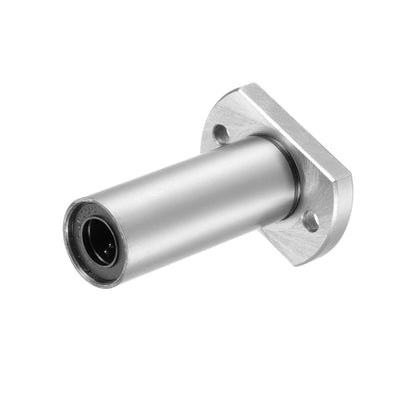 Harfington Uxcell Linear Motion Ball Bearings Extra Long Oval Flanged