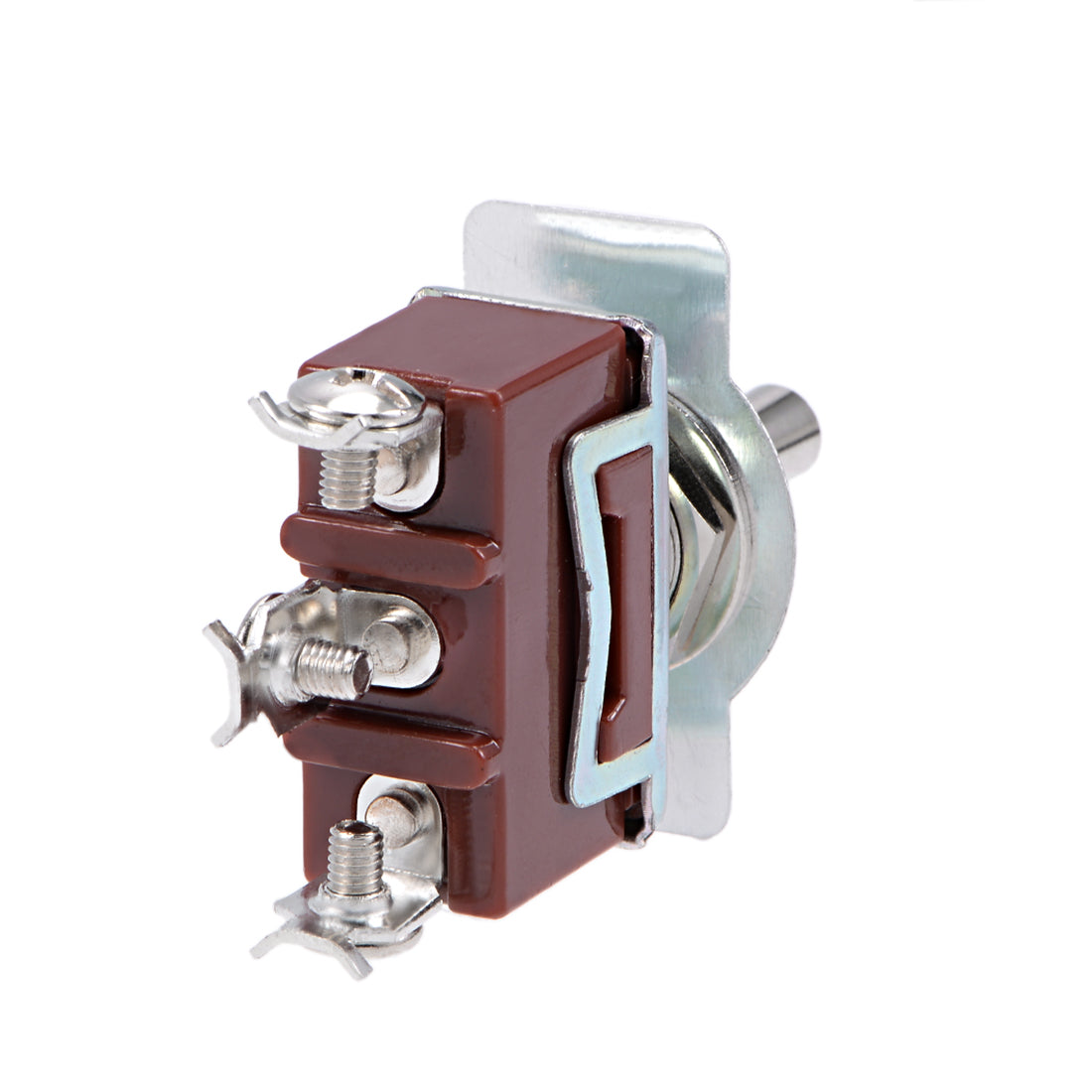 uxcell Uxcell SPDT Momentary Rocker Toggle Switch Heavy-Duty 15A 250V 3P ON/OFF/ON Metal Bat 2pcs