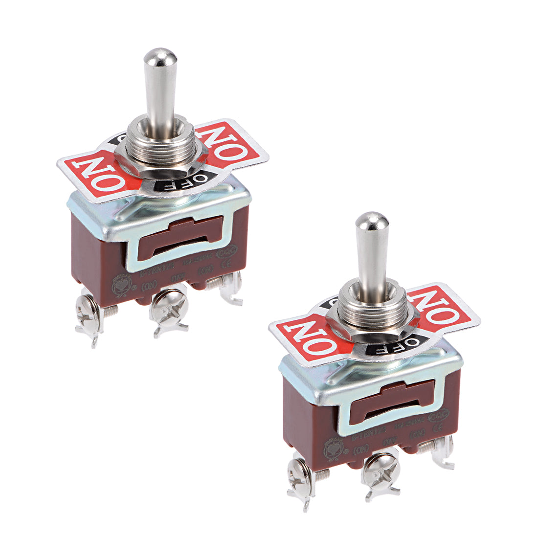 Uxcell SPDT Momentary Rocker Toggle Switch Heavy-Duty 15A 250V 3P ON ...