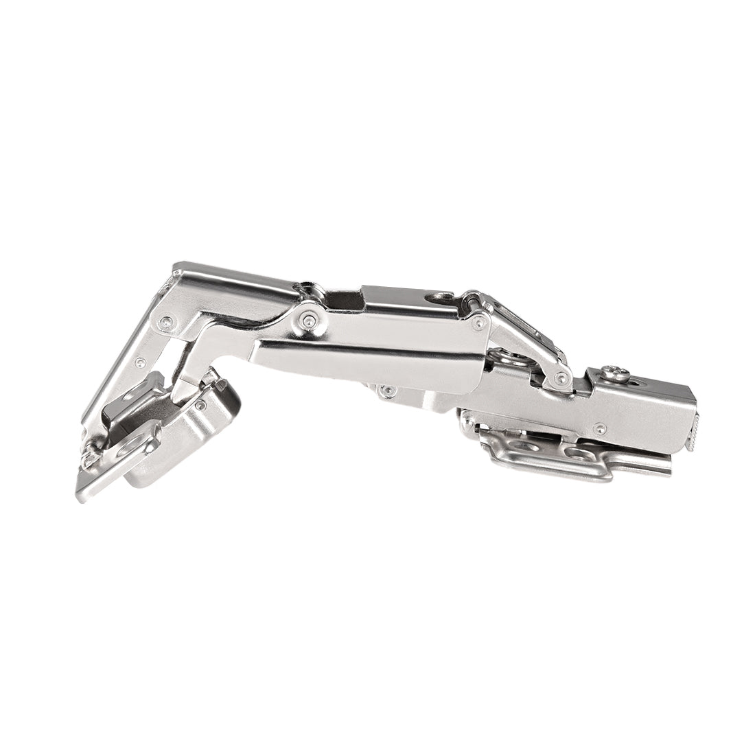uxcell Uxcell 175 Degree Hinges Face Frame Soft Closing Hydraulic Concealed Cabinet Hinge,1 Pcs (Half Overlay)