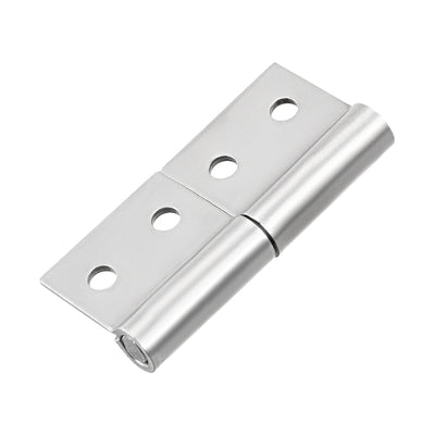 Harfington Uxcell 2-inch Long Steel Small Slip Joint Flag Hinge - Lift Off Right Handed Lid Door