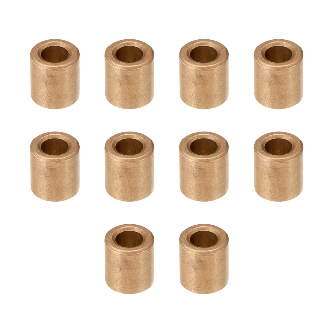 uxcell Uxcell Bearing Sleeve Self-Lubricating Sintered Bronze Bushing