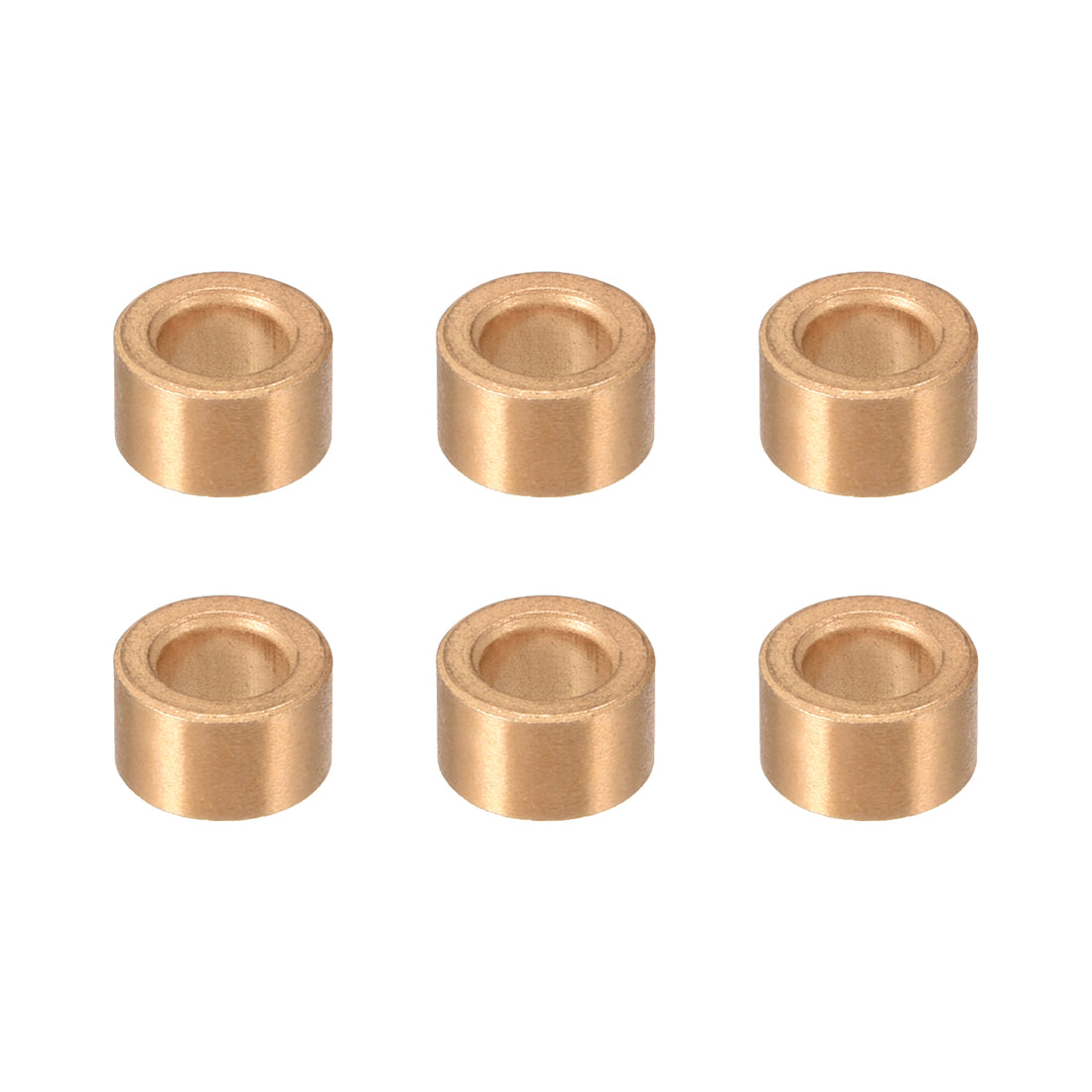 uxcell Uxcell Bearing Sleeve Self-Lubricating Sintered Bronze Bushings