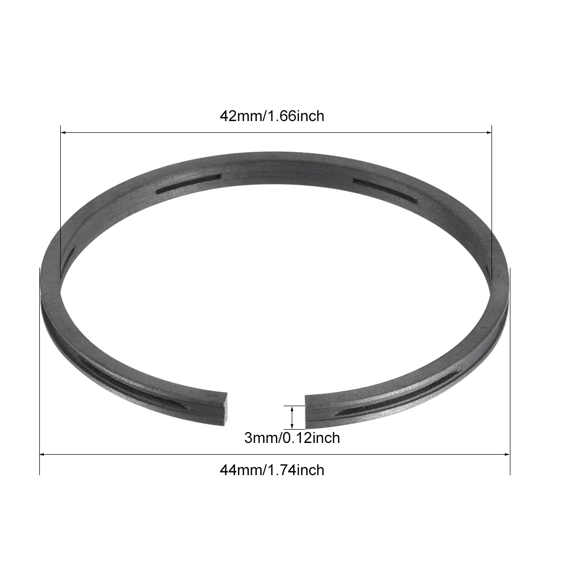 Uxcell Uxcell Air Compressor Parts 90mm Diameter Piston Rings 3 Pcs