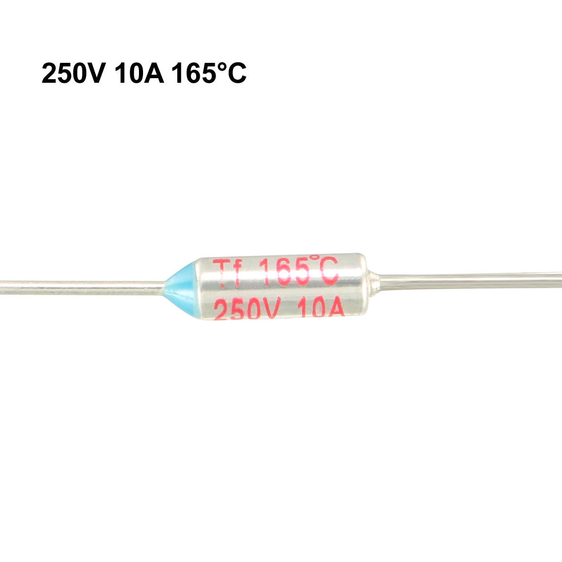 uxcell Uxcell 250V 10A 165℃ Celsius Circuit Cut Off Temperature Thermal Fuse 20 Pcs
