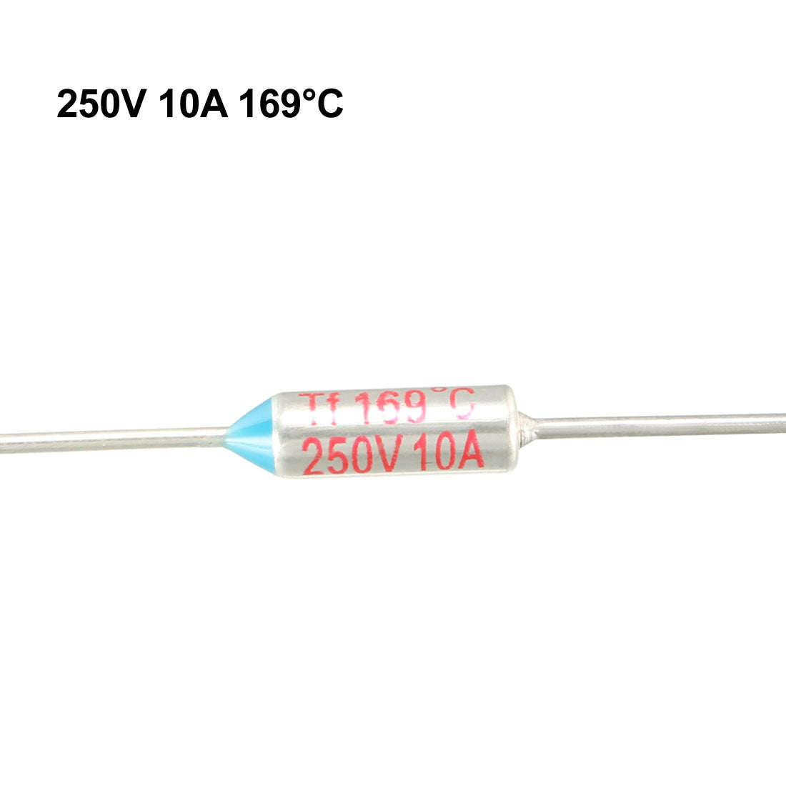 uxcell Uxcell 250V 10A 169℃ Celsius Circuit Cut Off Temperature Thermal Fuse 20 Pcs