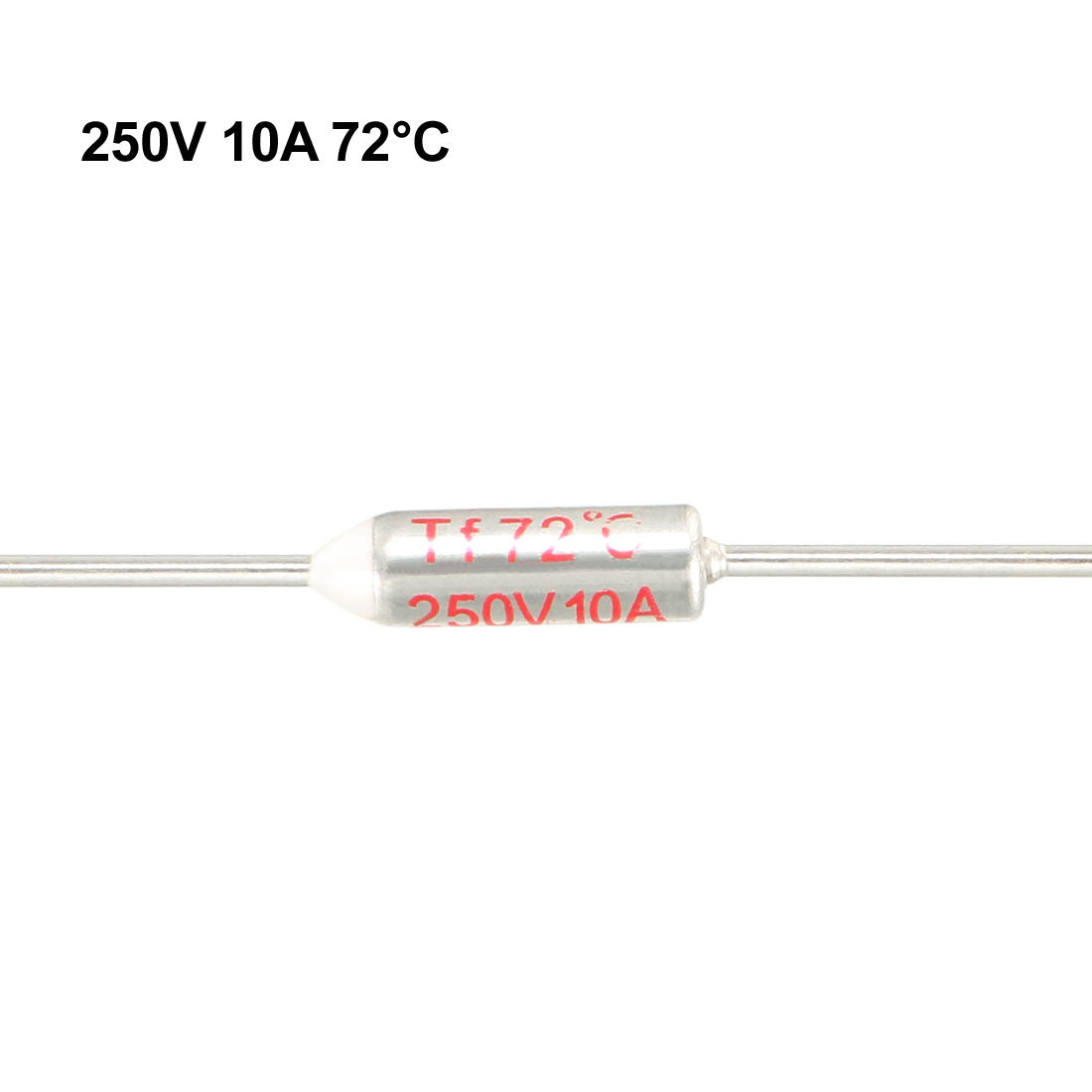 uxcell Uxcell 250V 10A 72℃ Celsius Circuit Cut Off Temperature Thermal Fuse 10 Pcs