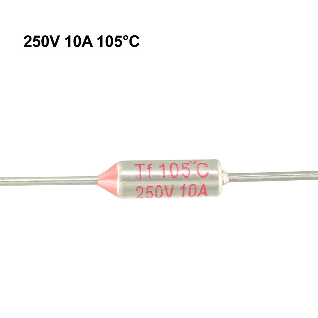 uxcell Uxcell 250V 10A 105℃ Celsius Circuit Cut Off Temperature Thermal Fuse 10 Pcs