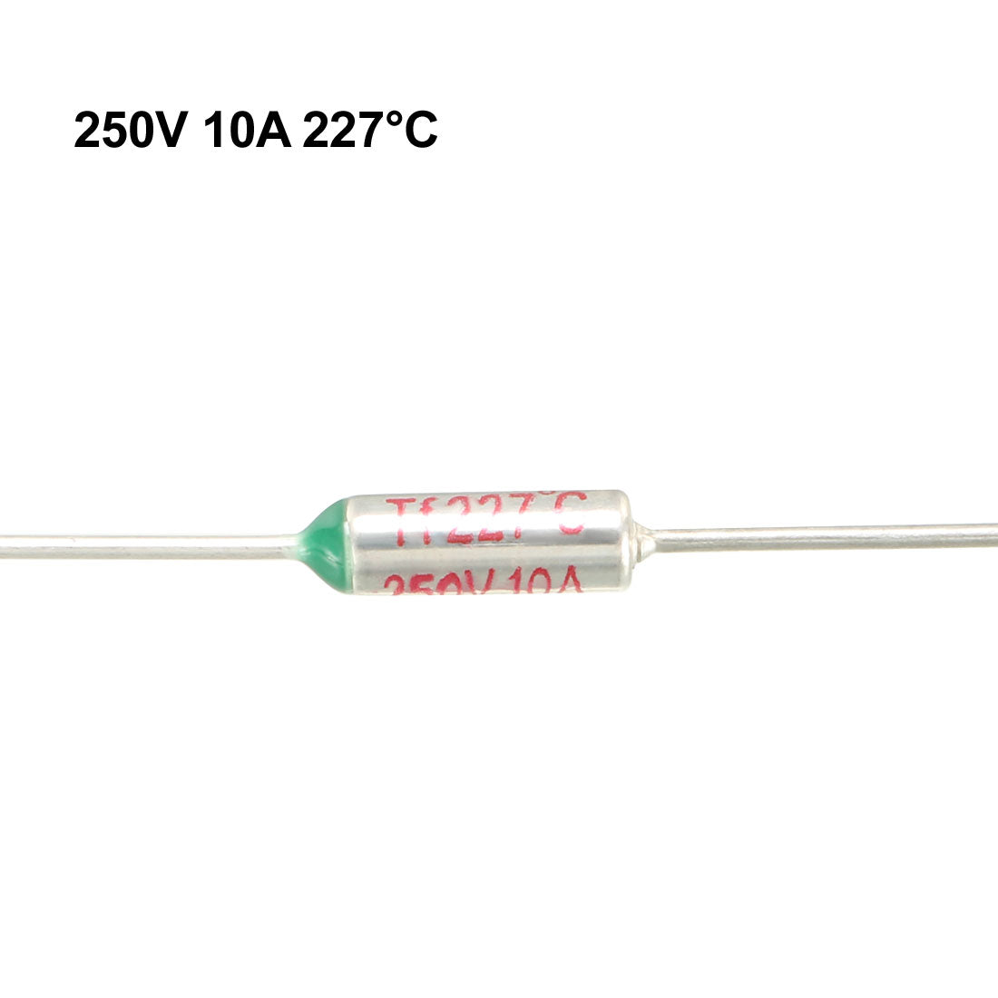 uxcell Uxcell 250V 10A 227℃ Celsius Circuit Cut Off Temperature Thermal Fuse 10 Pcs
