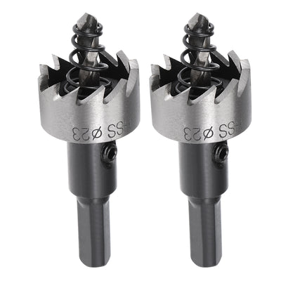 Uxcell Uxcell 2 Pcs 12mm HSS Drill Bit Hole Saw Cutter for Metal Alloy Wood